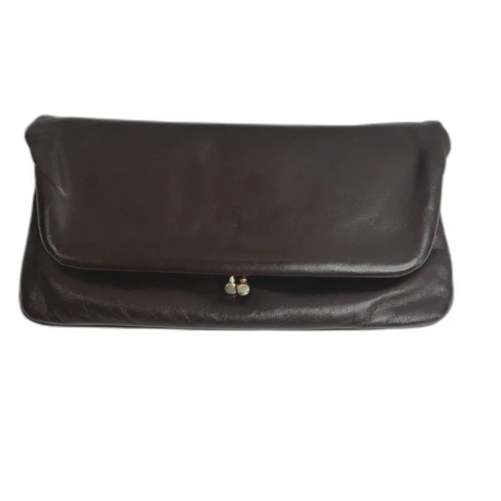 A Madison Creation Foldover Kiss Clasp Vintage Clutch with Change Purse